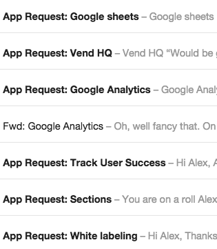 Our email inbox runneth over with new app requests!