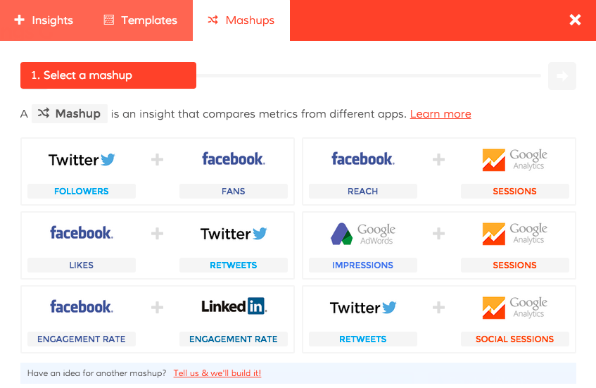 Our new business dashboards with mashups!