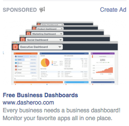 Our Dasheroo Facebook Ad Creative