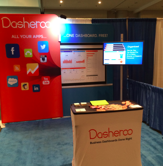 Dasheroo's trade show booth