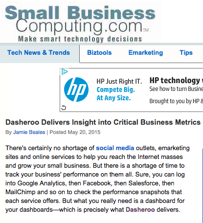 Small business computing's review of Dasheroo