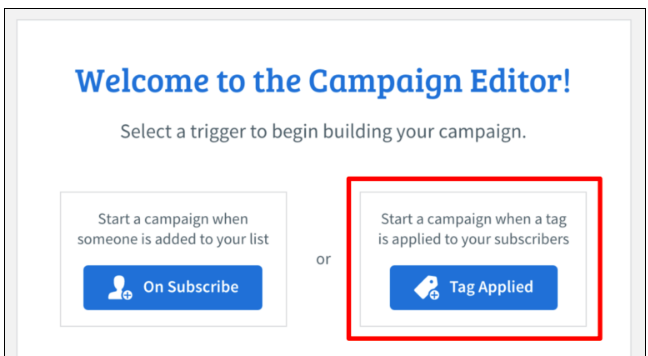 Aweber feature: tags for email marketing