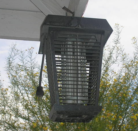 Image of a bug zapper, cuz that's what we did at Dashesroo this week, zapped bugs.