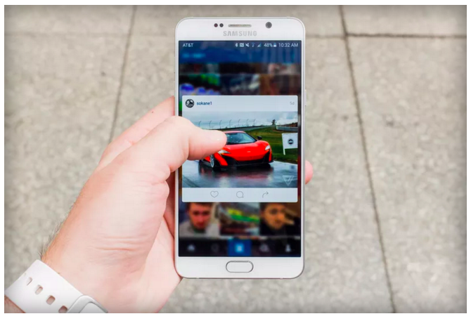 Instagram 3-d touch feature