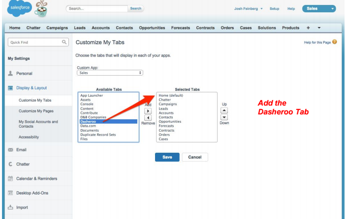 Dasheroo dashboards in Salesforce