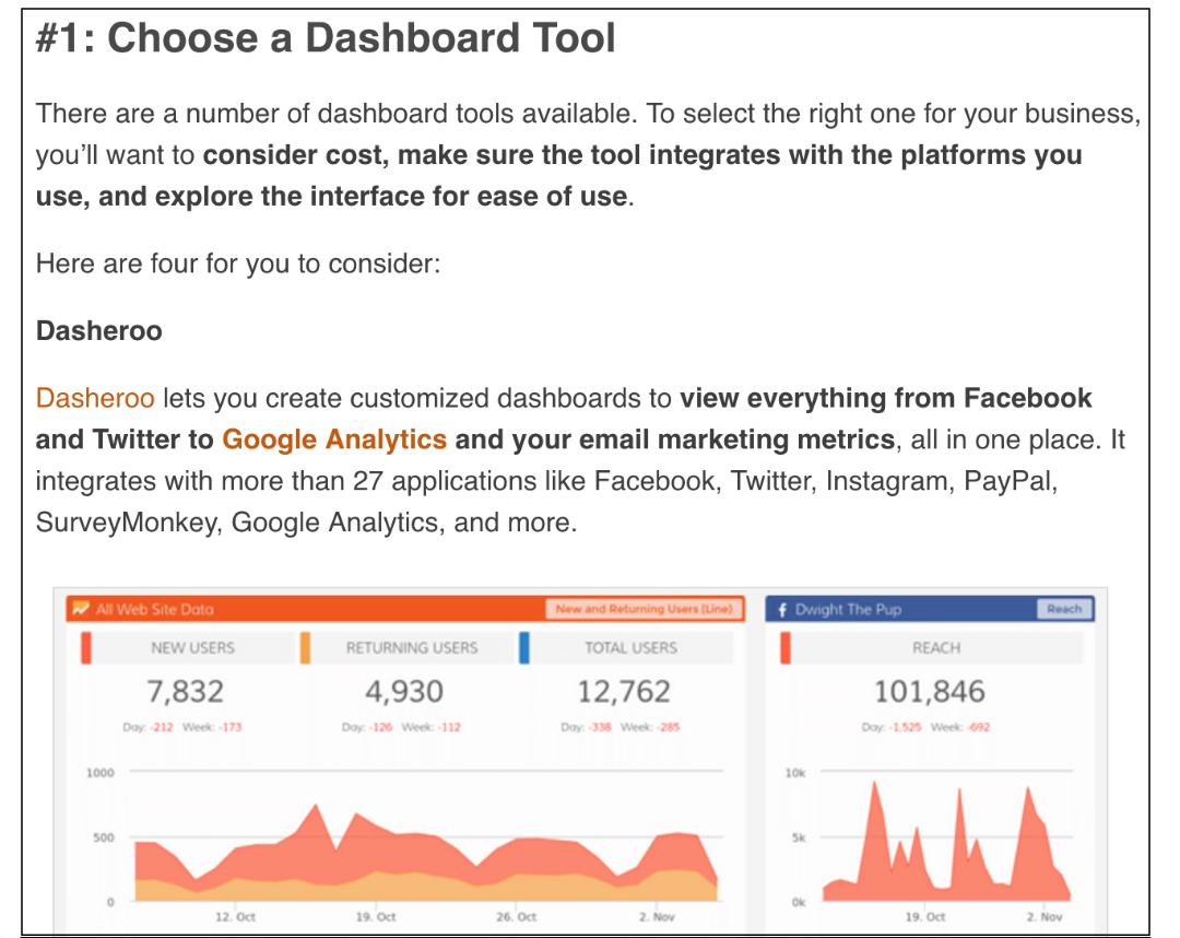 Dasheroo article from SME resulting from influencer marketing.